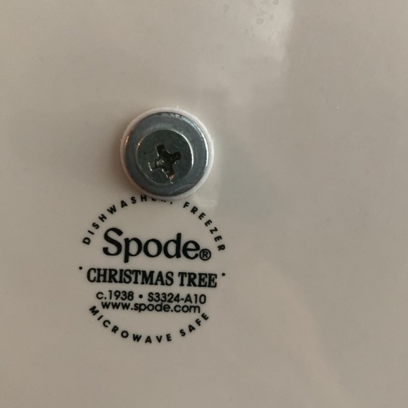 Spode “Christmas Tree” ceramic single handled server with box. 10 1/2”. - Picture 10 of 10